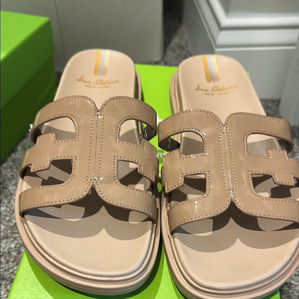 Sam Edelman Tan Sandals Stylish and Comfortable